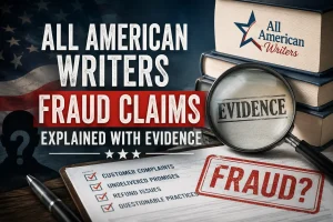 All American Writers Fraud Claims Explained with Evidence