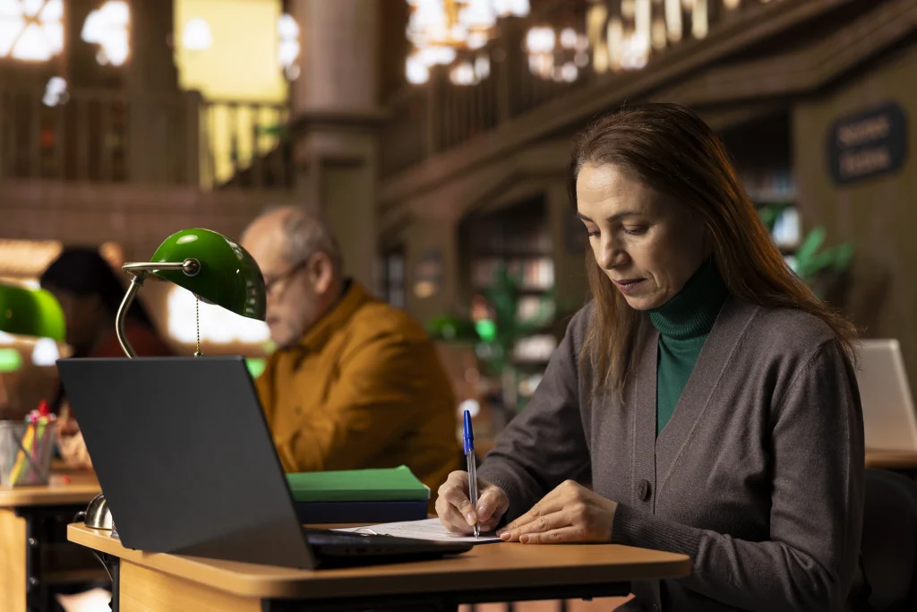 adult-transcribing-class-work-reviewing-materials-her-university-degree